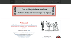 Desktop Screenshot of concordselfdefense.com