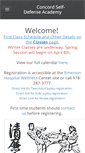 Mobile Screenshot of concordselfdefense.com